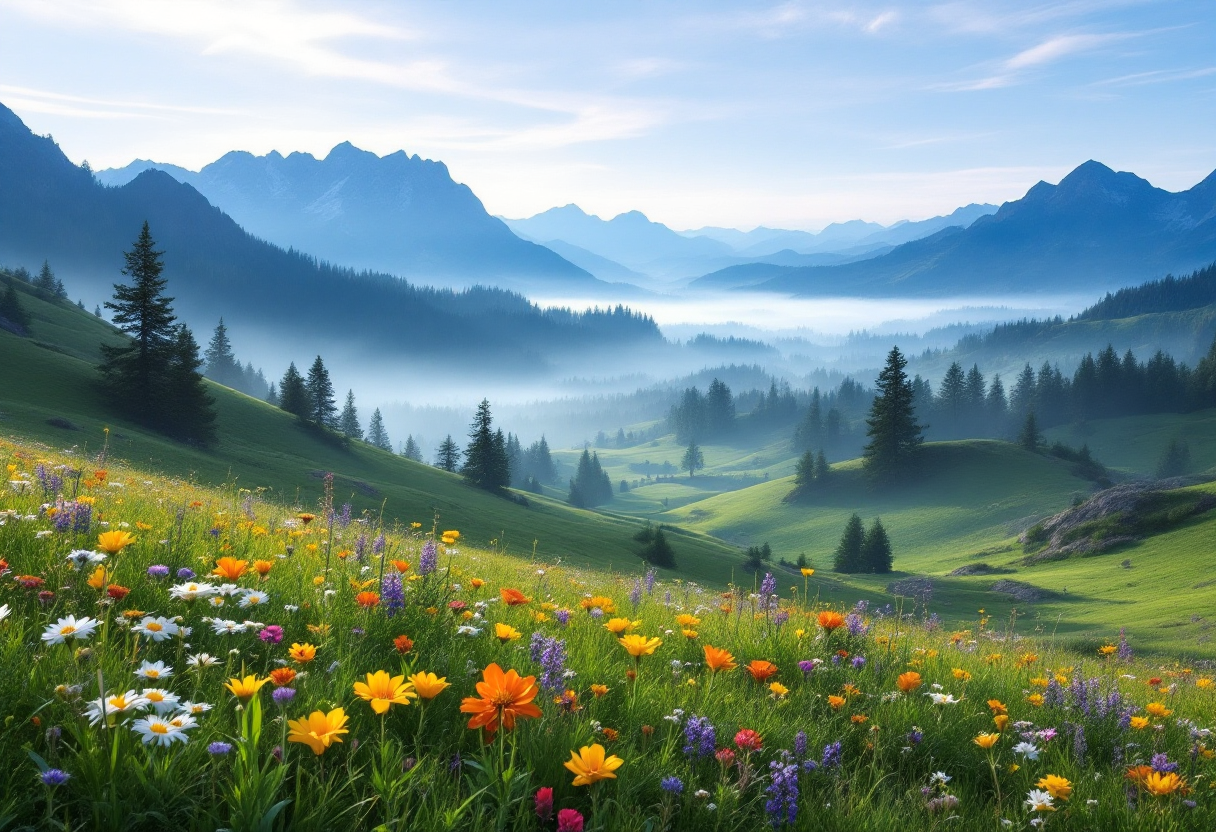 Glenn Close enjoying nature in Montana's serene landscape