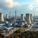 Nuclear power plant in Ukraine during energy crisis