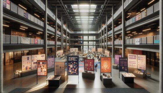 Display of women's history in a Virginia school sparks debate
