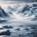 Researchers studying in the harsh Antarctic environment