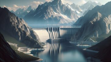 Mount Polley tailings dam in British Columbia