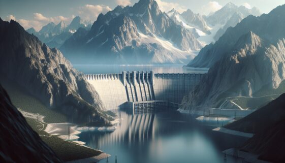 Mount Polley tailings dam in British Columbia