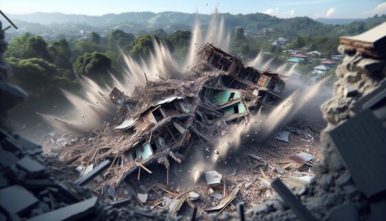 Rescue workers searching for survivors in Myanmar earthquake rubble