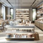Colorful spring beauty products for young adults