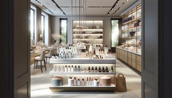 Colorful spring beauty products for young adults