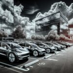 Vandalized Tesla car highlighting a troubling trend