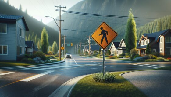 Scene of a tragic traffic accident in Chilliwack