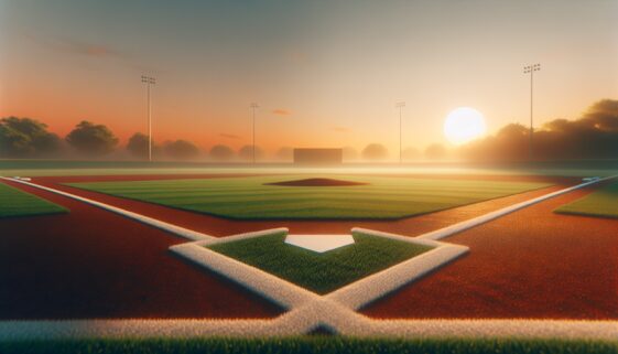 Anthony Volpe in azione sul campo di baseball