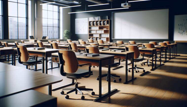 Students discussing antisemitism in a classroom setting