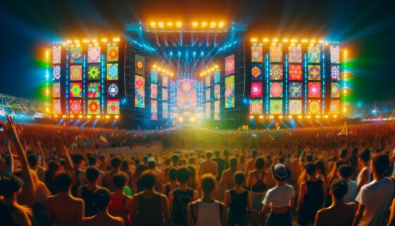 Bernie Sanders speaking to Gen-Z audience at Coachella