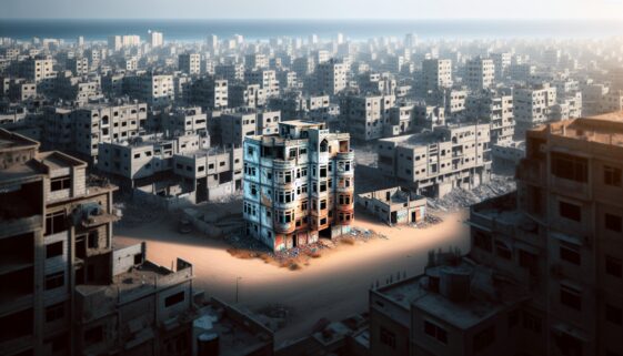 Immagine che rappresenta la crisi in Gaza e le strategie militari