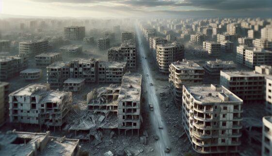 Visual representation of the ongoing conflict in Gaza