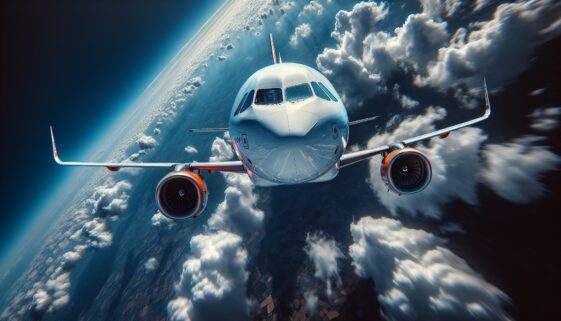 Emergency response team assisting passengers on EasyJet flight