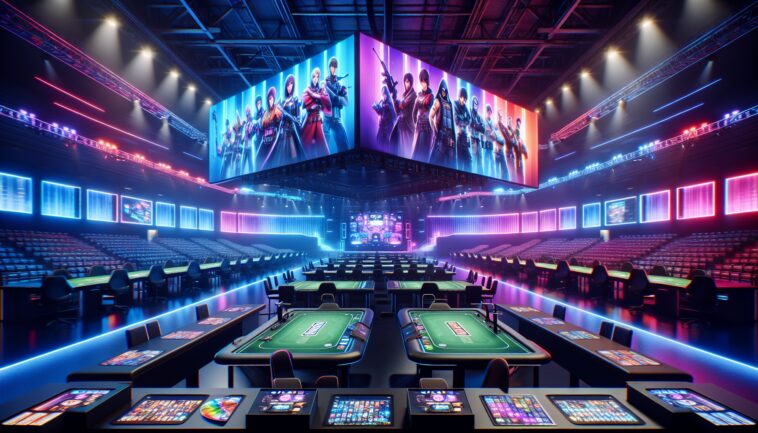 Esports World Cup 2024 logo with gaming elements