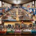 Colorful scene from the Fanfaire festival in NYC