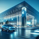Image depicting rising violence at Tesla dealerships