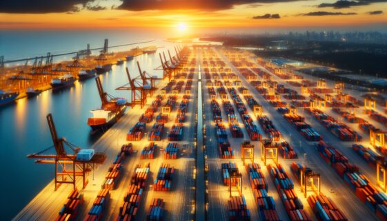 Visual representation of global trade complexities