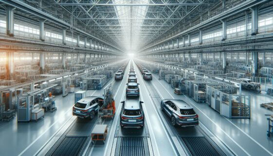 Graph showing effects of U.S. tariffs on auto sales