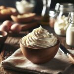Delicious mascarpone ganache topped with apricot jam