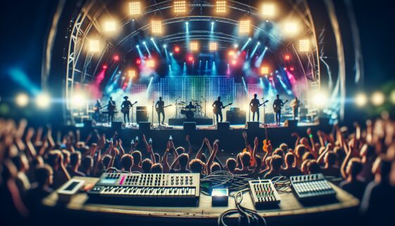 A vibrant playlist featuring new music tracks for the week