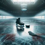 Alex Ovechkin in azione sul ghiaccio, in cerca del record di gol