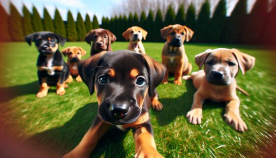 Winners of the RCMP Name the Puppy contest 2025