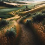 Community members working on Lethbridge coulee trails
