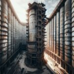 Scene of tragic accident at abandoned factory site