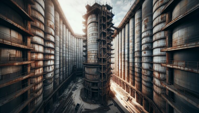 Scene of tragic accident at abandoned factory site