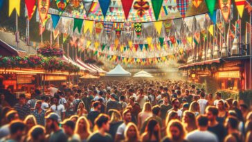 Vancouver festival scene after tragic incident
