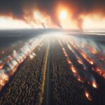 Wildfires raging near Jerusalem, Israel, causing destruction