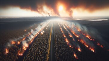 Wildfires raging near Jerusalem, Israel, causing destruction