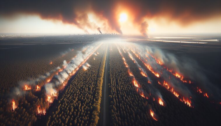 Wildfires raging near Jerusalem, Israel, causing destruction
