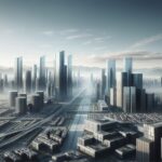 Visual representation of AI infrastructure development in America