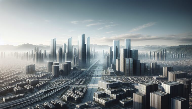 Visual representation of AI infrastructure development in America
