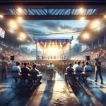 Antonio Brown at a boxing event amidst police drama