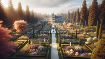 A stunning scene from a billionaire wedding celebration