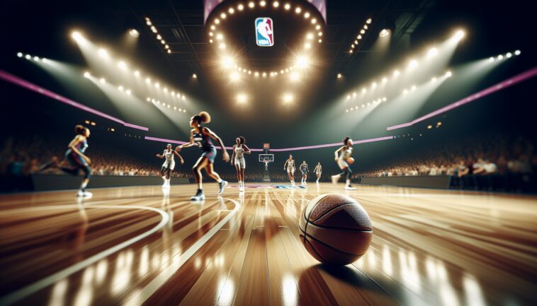 Caitlin Clark and Angel Reese competing in WNBA game