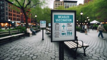 Infographic on Canada's measles elimination challenges