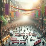 Crowd reacting to chaos at Main Street Festival