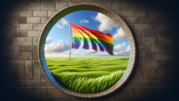 Pride flags displayed in various cities challenging flag laws