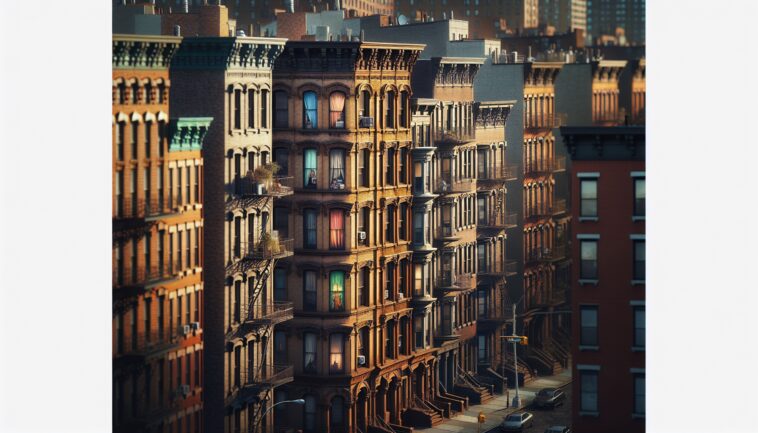 Visual representation of rent-stabilized apartments in NYC