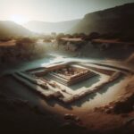 Archaeological site revealing a medieval king's skull