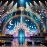 Contestants performing during Disney Night on American Idol