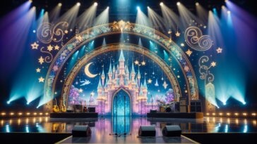Contestants performing during Disney Night on American Idol