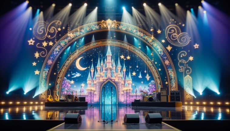 Contestants performing during Disney Night on American Idol