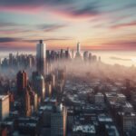 Droni sorvolano New Jersey e New York in un cielo notturno