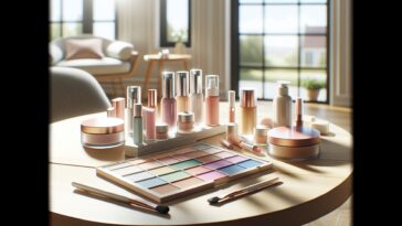 Lightweight makeup products for summer heat