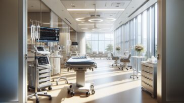 Brain-dead pregnant woman on life support system
