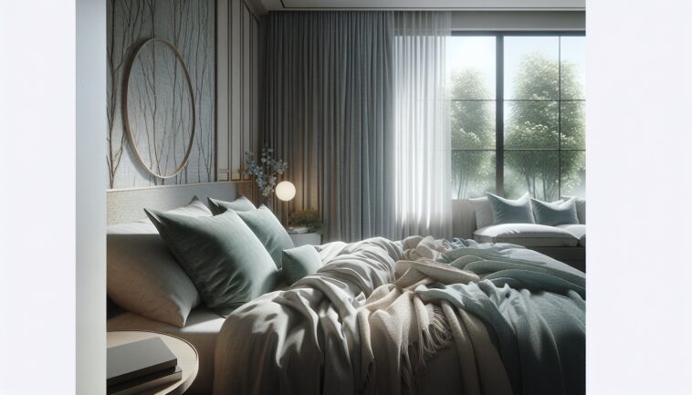 Soft eucalyptus sheets on a stylish bed for Gen-Z